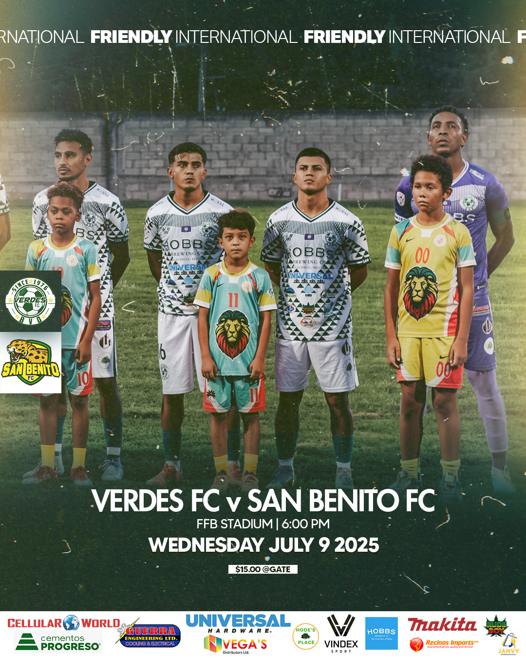 Verdes FC Set to Face San Benito FC in Pre-Season Friendly