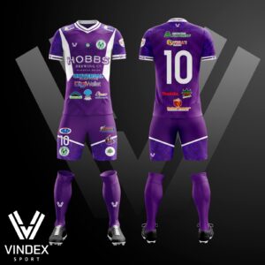Verdes FC football Kit purple