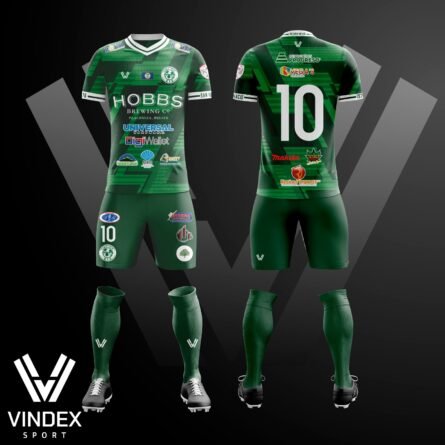 Verdes fc football kit green